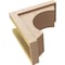 Ekena Millwork 7"W x 14"D x 14"H Classic Emerson Rough Cedar Woodgrain TimberThane Corbel, Primed Tan CORUR07X14X14EMRRCPR - alternate 2